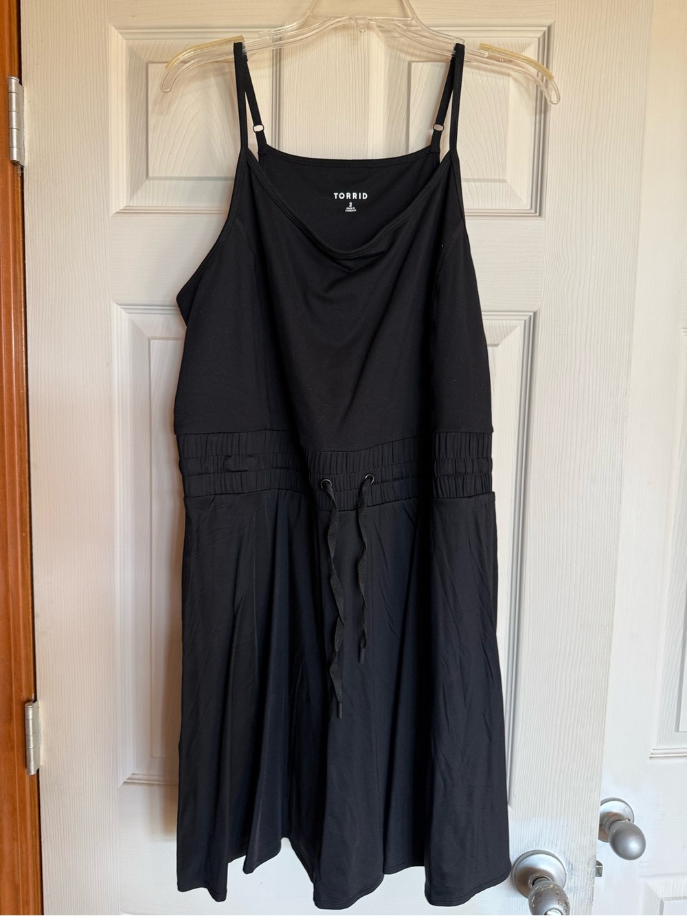 Torrid Black Drawstring Waist workout skort dress